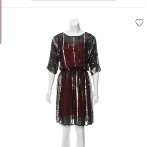 Gryphon New York Sheer sequined Dress